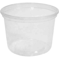 Contenant &agrave; charcuterie transparent sans couvercle MicroGourmet 16 oz, Plastique, Ronde Seaboard Timber Mart