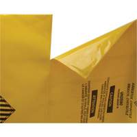 Hazardous Waste Liners, Asbestos, 40" L x 26" W, 3 mils Seaboard Timber Mart