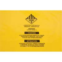 Hazardous Waste Liners, Asbestos, 40" L x 26" W, 3 mils Seaboard Timber Mart