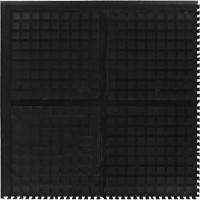 Hog Heaven III Comfort Modular Centre Tile, Corrugated, 3' x 3' x 3/4", Black, Nitrile Seaboard Timber Mart