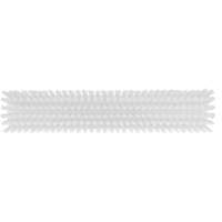 Push Broom Head, Fine/Stiff Bristles, 16-1/2", Polyester/Polypropylene, White Seaboard Timber Mart
