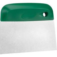 Flexible Stainless Steel Dough Cutter/Scraper, Green, 4-1/2" W x 5-3/4" L Seaboard Timber Mart