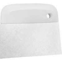 Flexible Stainless Steel Dough Cutter/Scraper, White, 4-1/2" W x 5-3/4" L Seaboard Timber Mart