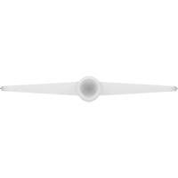 Table & Floor Scraper, White, 9-3/5" W x 1-1/5" L Seaboard Timber Mart