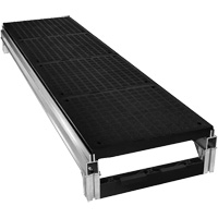 Trousse de plateforme de travail modulaire en aluminium lisse FOUNDATION, 18" la x 72" pr, Capacit&eacute; de 400 lb, Enti&egrave;rement soud&eacute; Seaboard Timber Mart