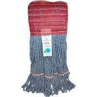 Wide-Band Mop Head, Antimicrobial/Floor Finishing/Specialty, Cotton/Rayon/Synthetic, Loop Style Seaboard Timber Mart