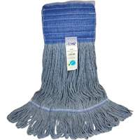 Wide-Band Mop Head, Antimicrobial/Floor Finishing/Specialty, Cotton/Rayon/Synthetic, Loop Style Seaboard Timber Mart