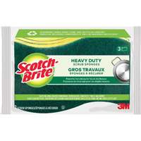 Scotch-Brite&reg; Heavy Duty Scrub Sponge, Scrubbing, 2-3/5" W x 4-2/5" L Seaboard Timber Mart