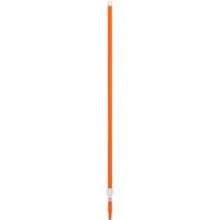 Handle, Broom/Brush/Dust Mop/Pad Holder/Scraper/Squeegee/Wet Mop, Orange, Telescopic, 62" - 109-2/5" L Seaboard Timber Mart