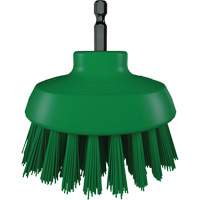 Brosse ronde HyDrive pour perceuse, Soies Tr&egrave;s ferme, Longueur de 3-1/10", Vert Seaboard Timber Mart