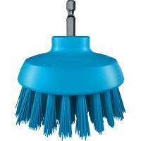 Brosse ronde HyDrive pour perceuse, Soies Tr&egrave;s ferme, Longueur de 3-1/10", Bleu Seaboard Timber Mart