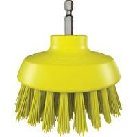 Brosse ronde HyDrive pour perceuse, Soies Tr&egrave;s ferme, Longueur de 3-1/10", Jaune Seaboard Timber Mart