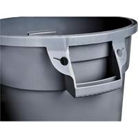 Grey Titan Garbage Container, Plastic, 20 US gal. Seaboard Timber Mart
