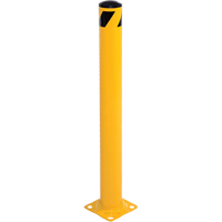 Borne, Acier, 42" h x 5-1/2" la, Jaune Seaboard Timber Mart