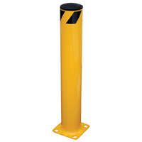 Butoir de s&eacute;curit&eacute;, Acier, 36" h x 5,5" la, Jaune Seaboard Timber Mart
