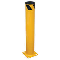 Butoir de s&eacute;curit&eacute;, Acier, 36" h x 5,5" la, Jaune Seaboard Timber Mart