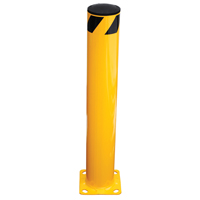 Butoir de s&eacute;curit&eacute;, Acier, 36" h x 5,5" la, Jaune Seaboard Timber Mart