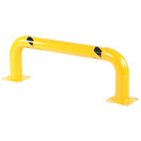 Garde-corps &agrave; profil bas pour rayonnages, 4' la x 1,4' h, Jaune Seaboard Timber Mart