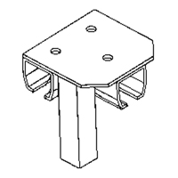 Floor Mount Curtain Partition Connector Seaboard Timber Mart