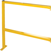 Protecteurs de p&eacute;rim&egrave;tre - Style tubulaire, 94" la x 49-1/2" h, Jaune Seaboard Timber Mart