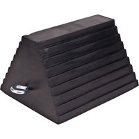 Wheel Chock, 9" x 8" x 6", Black Seaboard Timber Mart