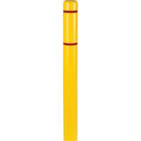 Polyethylene Bollard Covers, 4-1/2" Dia. x 52" L, Yellow Seaboard Timber Mart