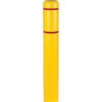 Polyethylene Bollard Covers, 6-5/8" Dia. x 52" L, Yellow Seaboard Timber Mart
