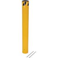 Bornes &agrave; couler, Acier, 48-1/2" h x 5-9/16" la, Jaune Seaboard Timber Mart