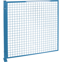 Perimeter Guards - Mesh Style, 4' H x 4' W, Blue Seaboard Timber Mart