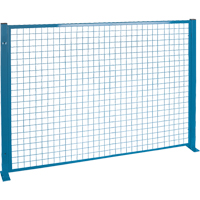 Perimeter Guards - Mesh Style, 4' H x 8' W, Blue Seaboard Timber Mart