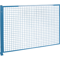 Perimeter Guards - Mesh Style, 4' H x 8' W, Blue Seaboard Timber Mart