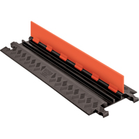Guard Dog&reg; Low Profile Cable Protector, 2 Channels, 36" L x 11.94" W x 1.25" H Seaboard Timber Mart