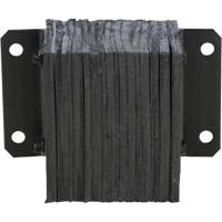 Laminated Dock Bumper, Horizontal, Rubber, 12" W x 6" D x 10" H Seaboard Timber Mart