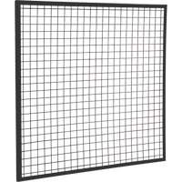 Wire Mesh Partition Panel, 4' H x 4' W Seaboard Timber Mart