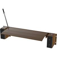 Niveleur de quai m&eacute;canique Edge-O-Dock, 93" la, 66" Largeur de la plateforme, 29" Port&eacute;e Seaboard Timber Mart
