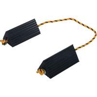 Airline Wheel Chock, 5" x 10" x 4-1/2", Black Seaboard Timber Mart