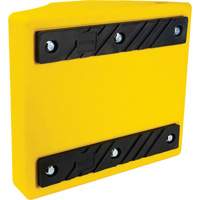 Heavy-Duty Wheel Chocks, Urethane, Yellow, 15-1/2" W x 17-7/10" D x 10" H Seaboard Timber Mart