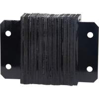 Laminated Dock Bumpers, Horizontal, Rubber, 12" W x 4" D x 10" H Seaboard Timber Mart