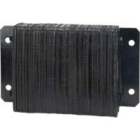 Laminated Dock Bumpers, Horizontal, Rubber, 18" W x 4" D x 12" H Seaboard Timber Mart