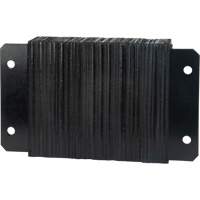 Laminated Dock Bumpers, Horizontal, Rubber, 18" W x 4" D x 12" H Seaboard Timber Mart