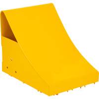 Ice Chocks, Steel, Yellow, 8-1/16" W x 10-5/8" D x 8-13/16" H Seaboard Timber Mart