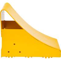 Ice Chocks, Steel, Yellow, 8-1/16" W x 10-5/8" D x 8-13/16" H Seaboard Timber Mart