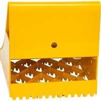 Ice Chocks, Steel, Yellow, 8-1/16" W x 10-5/8" D x 8-13/16" H Seaboard Timber Mart