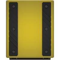 Checkers Safety Heavy-Duty Ultra Class Mining Wheel Chock, HDPE, Yellow, 14-1/2" W x 17-1/2" D x 16" H Seaboard Timber Mart