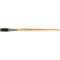 One Stroke Paint Brush, 1/2" Brush Width, Ox Hair, Wood Handle Seaboard Timber Mart