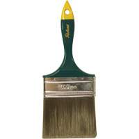 Premier Series Paint Brush, Polyester, Plastic Handle, 4" Width Seaboard Timber Mart