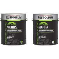Trousse de rev&ecirc;tement dentretien &eacute;poxydique &agrave; base deau Sierra S60, Gallon, Noir Seaboard Timber Mart