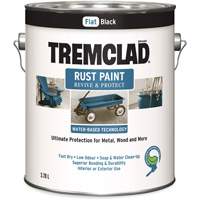 Peinture antirouille &agrave; base d'eau Tremclad, 3,78 L, Gallon, Noir Seaboard Timber Mart