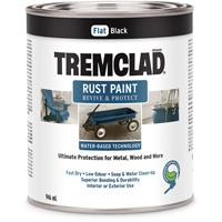 Tremclad&reg; Water-Based Rust Paint, 946 ml, Can, Black Seaboard Timber Mart