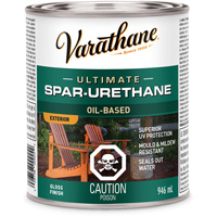 Rev&ecirc;tement &agrave; fini diamant pour bois Varathane, 946 ml, Transparent, Brillant Seaboard Timber Mart